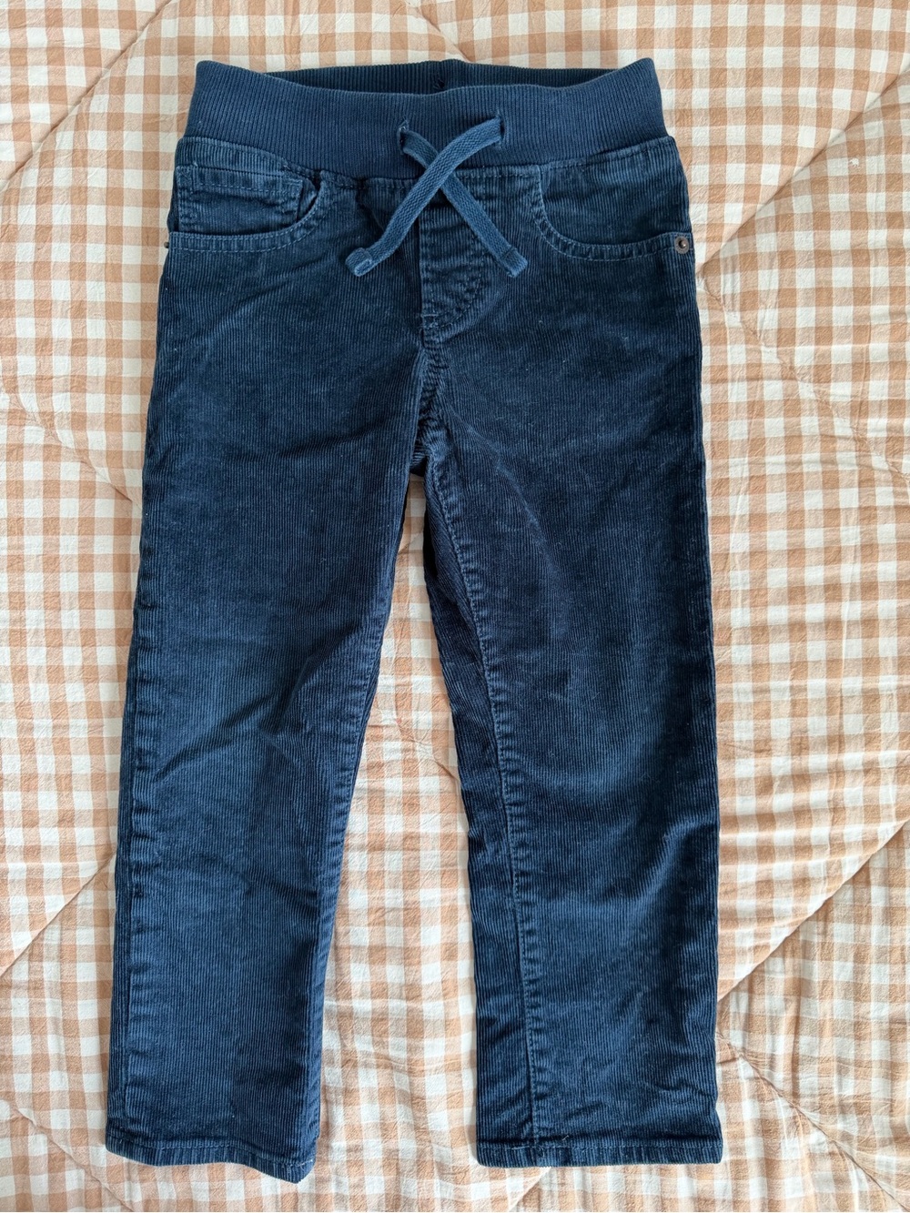 GAP Navy Corduroy Drawstring Pants